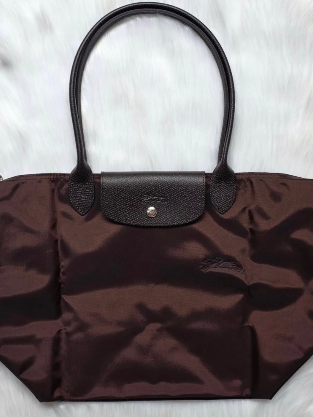 New Longchamp Le Pliage Mocha large - Picture 2 of 4